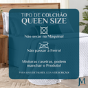 Ver imagem 7 de Cobre Leito Queen Size 100%algodão Lory Bordado Super Luxuoso Verity:branco
