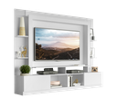 Ver imagem 2 de Estante Rack com Painel e Suporte TV 65" Moscou Multimóveis Branco