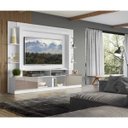 Ver imagem 7 de Estante Rack com Painel e Suporte TV 65 Polegadas Moscou Multimóveis Branco/Lacca Fume