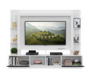 Ver imagem 5 de Estante Rack com Painel e Suporte TV 65" Moscou Multimóveis Branco/Preto