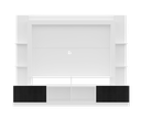 Ver imagem 6 de Estante Rack com Painel e Suporte TV 65" Moscou Multimóveis Branco/Preto