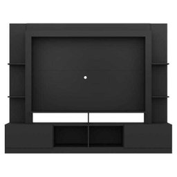 Estante Rack com Painel e Suporte TV 65" Moscou Multimóveis Preto - 6