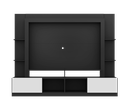 Ver imagem 6 de Estante Rack com Painel e Suporte TV 65" Moscou Multimóveis Preto/Branco