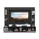 Ver imagem 5 de Estante Rack com Painel e Suporte TV 65" Moscou Multimóveis Preto/Branco