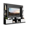 Estante Rack com Painel e Suporte TV 65" Moscou Multimóveis Preto/Branco - 2