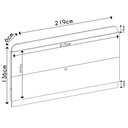 Ver imagem 4 de Painel para Tv Suspenso 75 Pol 219cm Pés Madeira Collie D04 Cedro/bali - Mpozenato