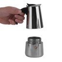 Ver imagem 3 de Cafeteira Expresso Italiana Para 6 Xícaras Aço Inox