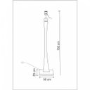 Ver imagem 2 de Abajur de Chão Base Madeira Sem Cúpula Delicata Madelustre