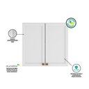 Ver imagem 5 de Armário Aéreo 2 Portas Olivia 80 Cm