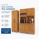 Ver imagem 5 de Kit Armário Multiuso Toronto + Armário de Cozinha Viena 100% MDF Yescasa