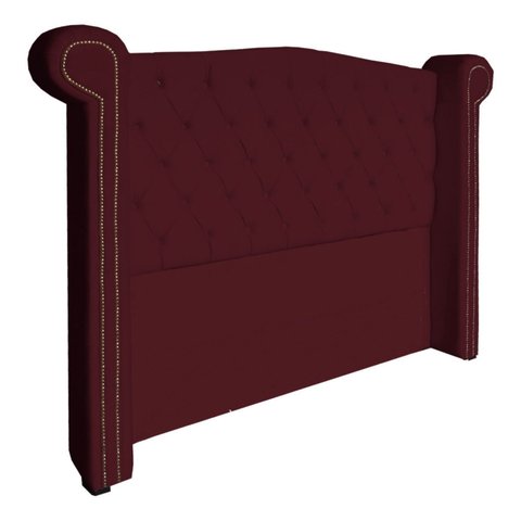 Cabeceira de Cama Box Estofada Sienna 195 Cm King Suede