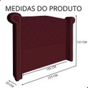 Ver imagem 4 de Cabeceira de Cama Box Estofada Sienna 195 Cm King Suede