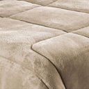 Ver imagem 3 de Coberdrom Allure Queen Dupla Face Manta Plush + Malha 1 Peça - Cáqui