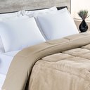 Ver imagem 1 de Coberdrom Allure Queen Dupla Face Manta Plush + Malha 1 Peça - Cáqui