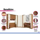 Ver imagem 4 de Quarto Modulado Solteiro Liga 13PEÇAS QM30 Off Kappesberg