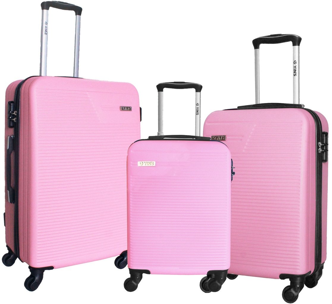 Conjunto de malas de viagem pequena e média 10kg e 23kg - Fibra