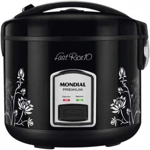 Panela Elétrica de Arroz Mondial 700w Pe-44-10x Preto 220 V