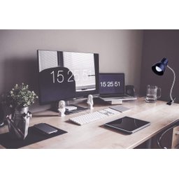 Luminária de Mesa Estudo Escritório Presilha Garra Articulada Spiralle E27 Bivolt:preta - 4