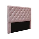 Ver imagem 1 de Cabeceira Cama Box Solteiro 90 Cm Tania Veludo Lilás S04 - D'Rossi