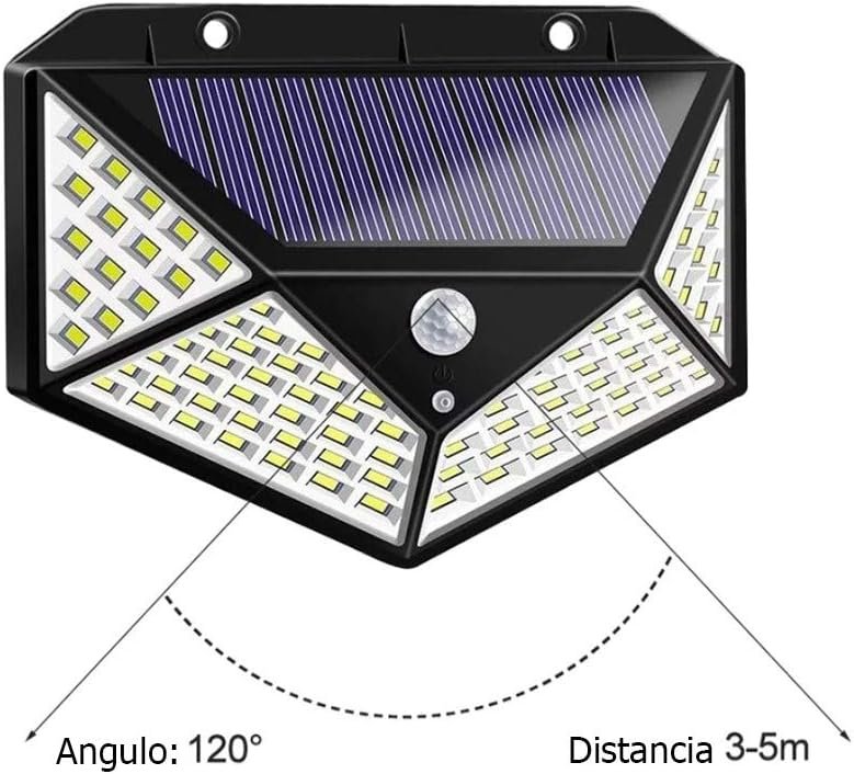 Luminária Solar Arandela Parede Sensor Presença Luz Led - 7