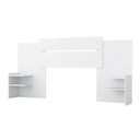 Ver imagem 6 de Cabeceira Extensível em MDF com 4 Prateleiras Mila Branco
