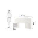 Ver imagem 5 de Cabeceira Extensível em MDF com 4 Prateleiras Mila Branco