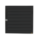 Ver imagem 1 de Portinha para Abrigo D'Agua/Gas 80 x 80 Plus 1F c/Ventil.Preto Brimak