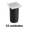 12 Balizador Embutido Solo Quadrado LED 1W 3000K Branco Quente IP67 Ali62 - 2