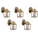 Ver imagem 1 de 5 Arandela Vintage Colonial Ouro Velho Parede Fachada Acl98