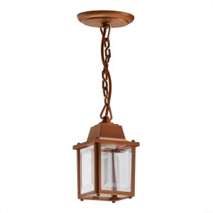 Luminária Pendente Vintage Cobre Colonial Externo Acl95