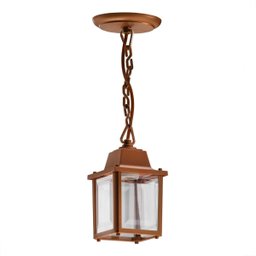 Luminária Pendente Vintage Cobre Colonial Externo Acl95 - 1 Luminária Pendente Vintage Cobre Colonial Externo Acl95 - 1