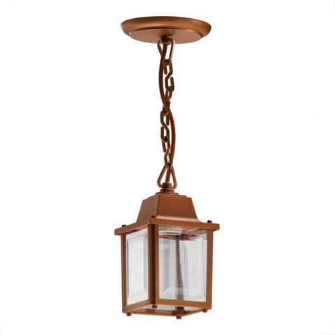 Luminária Pendente Vintage Cobre Colonial Externo Acl95