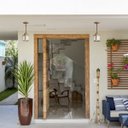 Ver imagem 2 de 2 Pendente Industrial Ouro Velho Colonial Externo Varanda Acl96