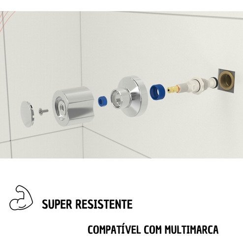 Kit Fácil Salva Registro 9 Em 1 P/ Registro Chuveiro Blukit - 4
