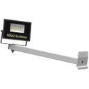 Ver imagem 2 de Suporte Refletor Inclinado Parede Braço 30 Cm Branco