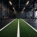 Ver imagem 3 de Grama Sintética Fitgrass Track Verde 12mm 20m² com Marcação Rolo 2x10m Área Fitness