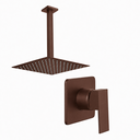 Ver imagem 1 de Kit Ducha Quadrada 20x20 Slim Ultra Fina de Teto + Acabamento para Registro Monocomando Base Docol C