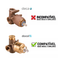 Ver imagem 5 de Kit Ducha Quadrada 20x20 Slim Ultra Fina de Teto + Acabamento para Registro Monocomando Base Docol C