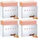 Ver imagem 1 de Kit 4 Porta Guardanapos de Inox para Lanchonetes Confeitarias Restaurantes Mesa Parma Brinox