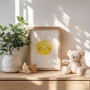 Ver imagem 3 de Quadro Decorativo Infantil Sol Boho Raios da Felicidade Quarto Bebê Menino Menina NO1