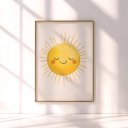 Ver imagem 2 de Quadro Decorativo Infantil Sol Boho Raios da Felicidade Quarto Bebê Menino Menina NO1