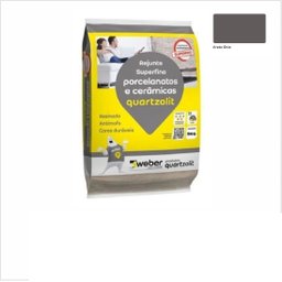 Rejunte para Porcelanato 5kg Quartzolit - PRETO ONIX - 1
