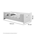 Ver imagem 3 de Cama Infantil Encanto Branca com Colchão Gabrielli