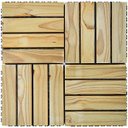 Ver imagem 2 de Deck em Placa de Madeira Modular Base Plástica 30cm x 30cm Madersilva