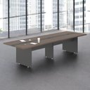 Ver imagem 1 de Mesa para Sala de Reunião 3,60 M Moscou Freijó Preto