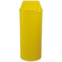 Ver imagem 1 de Lixeira de Plástico Amarela 50cm com Tampa 22 Litros - E12A/EB12AM - Jsn Cesto Plástico 50cm com Tam