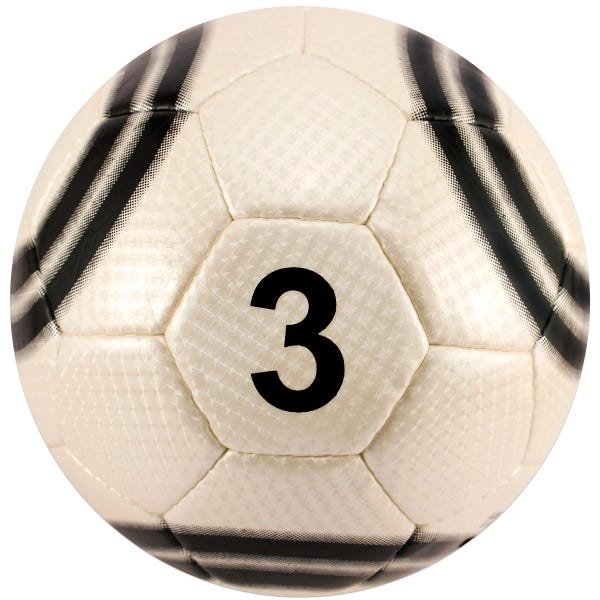 Bola de Futebol - Dribling - Amarela e Preta - First - DRB