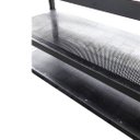 Ver imagem 6 de Rack Sapateira Industrial com 2 Prateleiras de Chapas Perfuradas de Ferro e Tampo de Madeira Imbuia