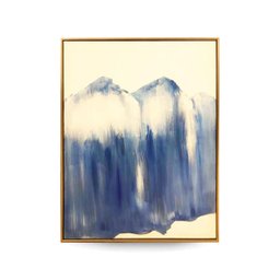 Quadro Decor Silhueta Montanha Azul - 1