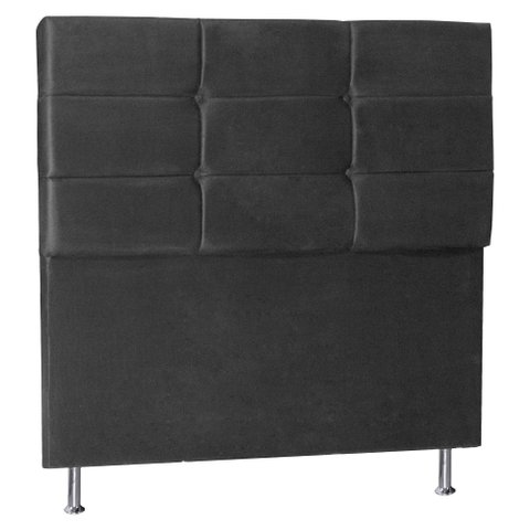 Cabeceira Queen 1,60m Tóquio Suede - Pallazio - Cinza